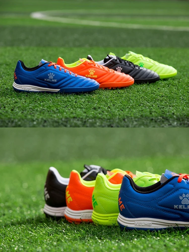 Детская футбольная обувь KELME, футбольные бутсы, оригинальные детские белые футбольные бутсы, профессиональные футбольные бутсы, детские кроссовки