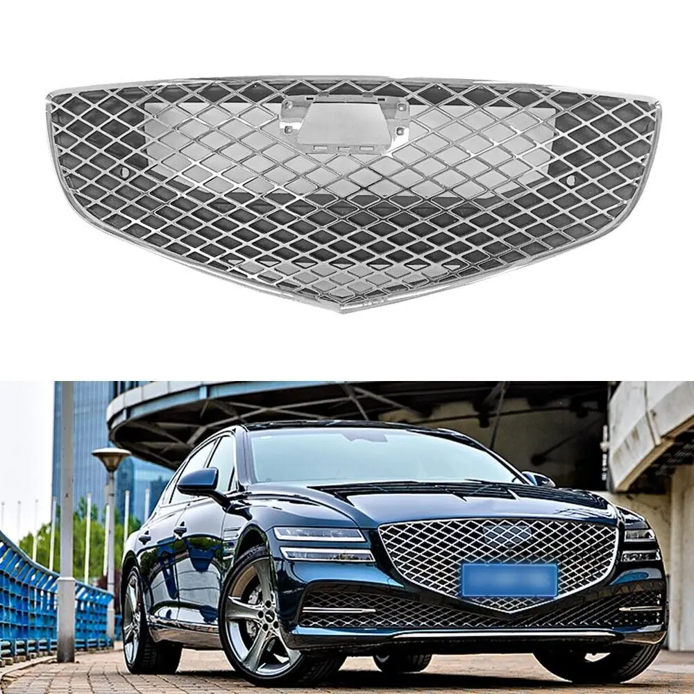 Front Grille Mesh Bumper Grill Replacement For Genesis Gv80 20212023