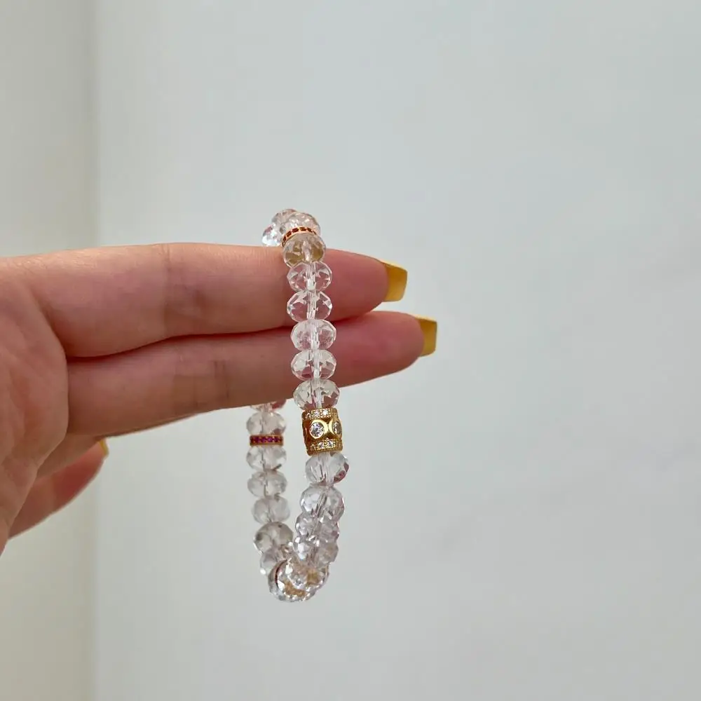 KAKODIY new 18K gold plated 925 sterling silver jewelry natural crystal beads women's bracelet detail 2