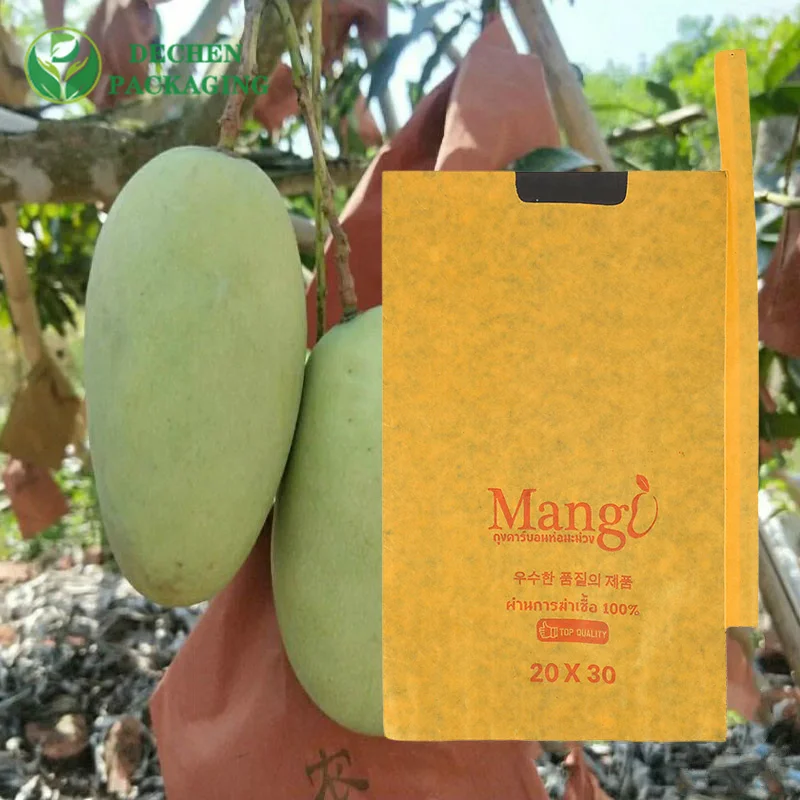 Protección de papel de crecimiento Protección de bolsas de frutas en crecimiento