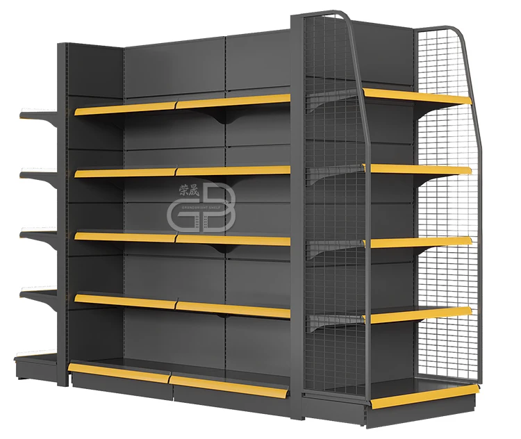 Daily Racks OEM Custom Heavy Duty Metal Daily Necessities Display Rack Black Style ...