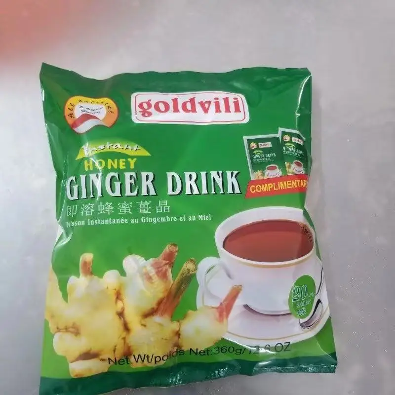 Competitive Price Bulk Instant Honey Ginger Tea Crystals and Instant Moringa  Ginger Tea  China Supplier
