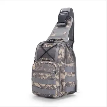 Factory wholesale light tactical chest bag camouflage bag men tactical crossbody bag