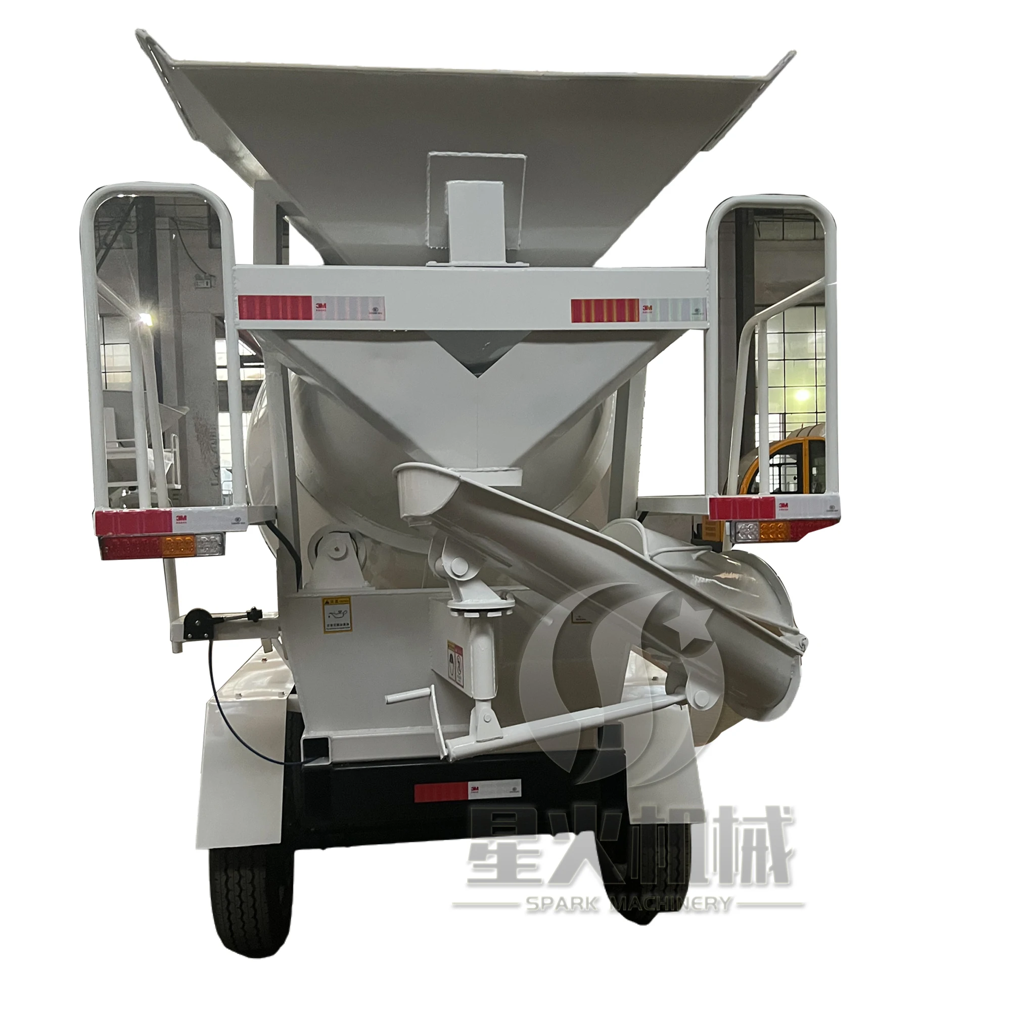 4 Cubic Yards Concrete Portland Transit Mixers Movable Mini Concrete Mixer for Trucks Quality Mixing Tank Machine for Factory
