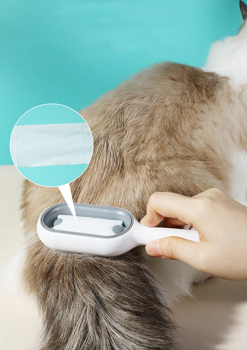 Clean Cat Dog Hair Removal Comb With Upgraded Pet Brush Katten