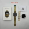 Gold mesh steel + silicone