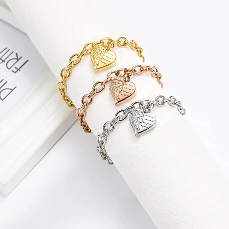 Epinki Collana Cremazione Cuore Acciaio Inox Argento Per Ceneri - Foto 11