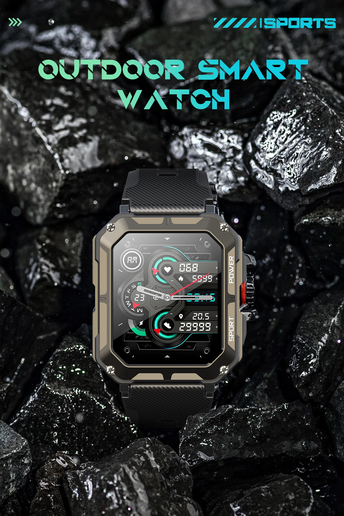 Schlussverkauf Sport-Smartwatches VC20Pro 1,8 Zoll IP68