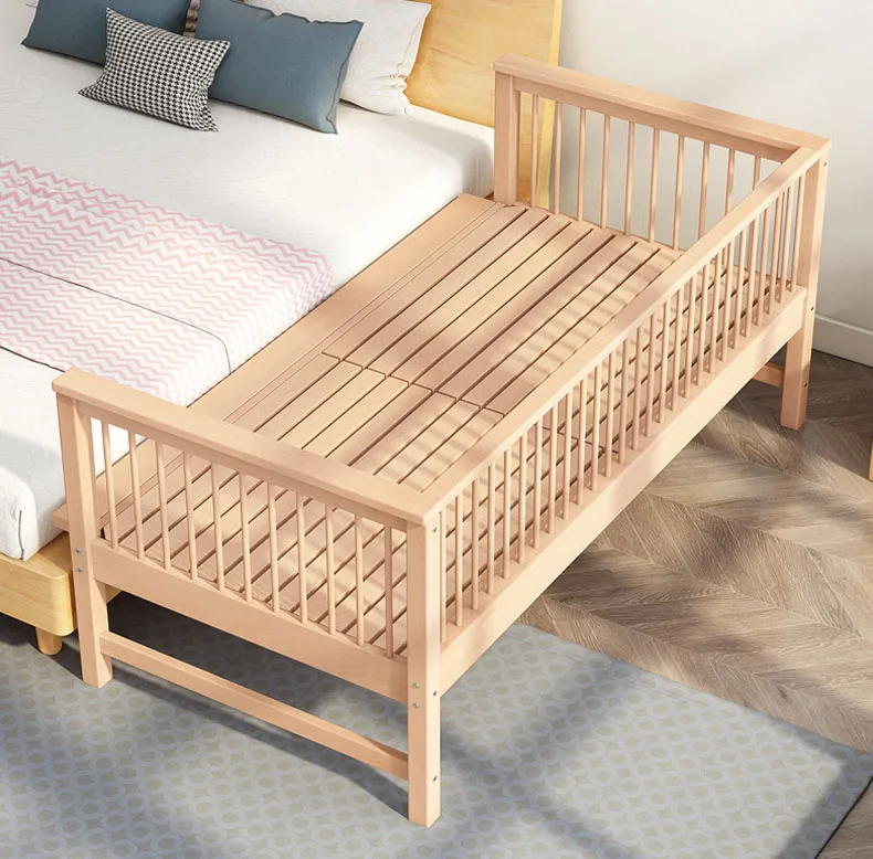 Berceau Simple En Bois Massif Pour Garcon Et Fille Grand Lit De Princesse En Mosaique Etendue Avec Garde Corps Buy Enfants Lit Enfants Enfants Meubles Lits Enfant Lit Moderne Product On Alibaba Com