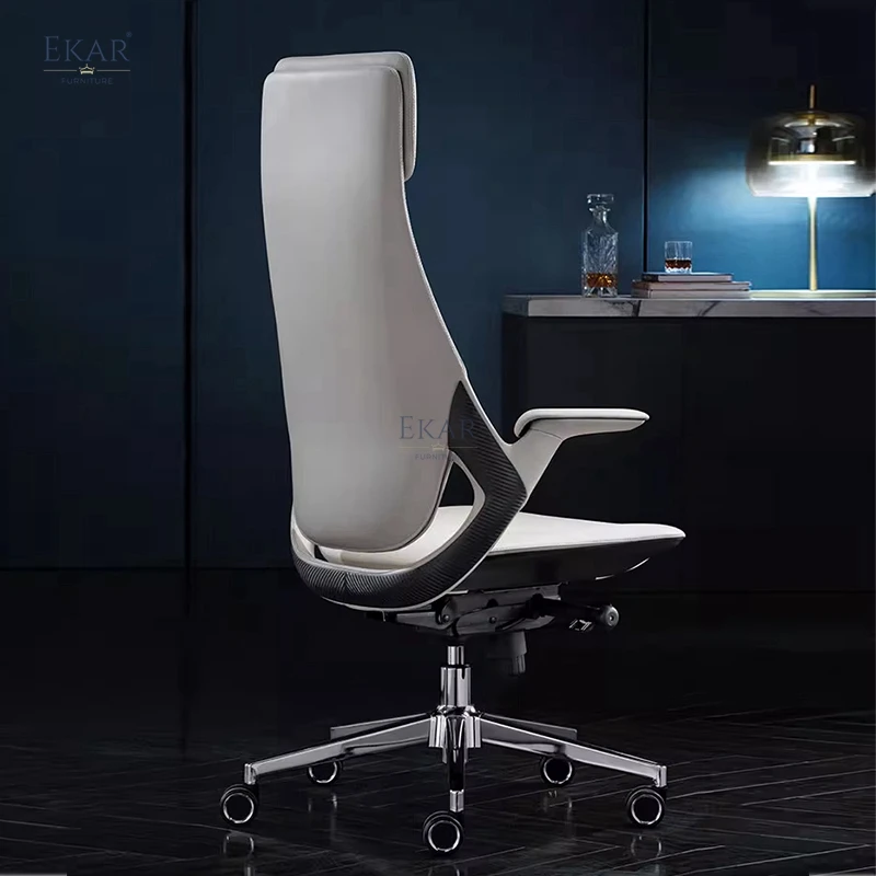 Elevate Your Office Comfort with a Premium Leather Adjustable Chair factory