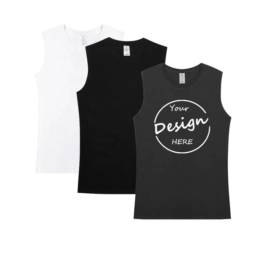 JL0919B High Quality Muscle Fit Cotton Ribbed Tank Top Men Gym Workout Men’s Ribbed Tank Top