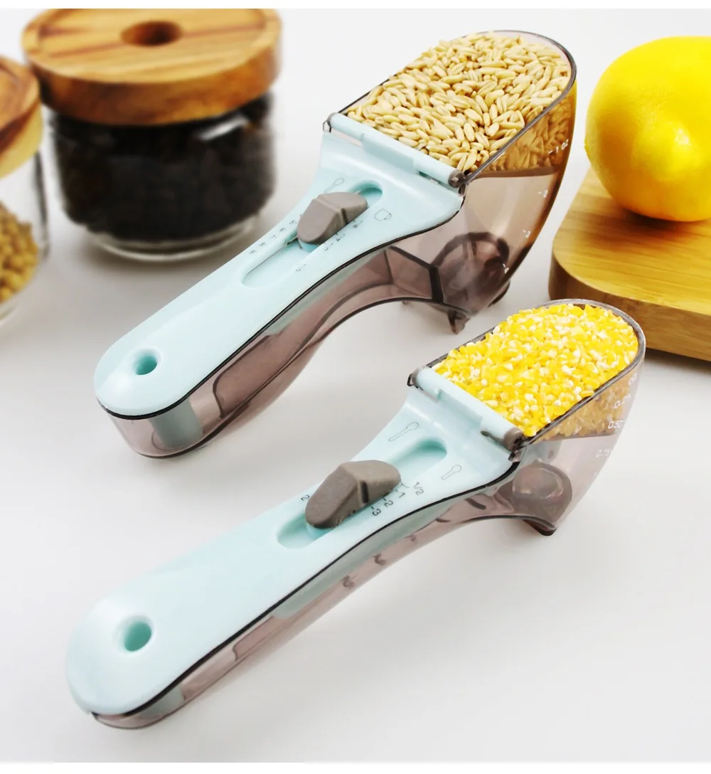 New Cube Kitchen Measuring Tools Adjustable Measuring Spoon