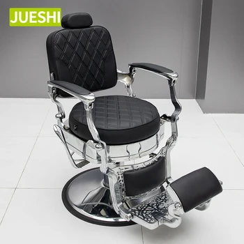 JUESHI MORE DESIGN new design Hairdressing Hair Reclining Hydraulic Vintage Shop Furniture Beauty Salon Styling Barber Chair