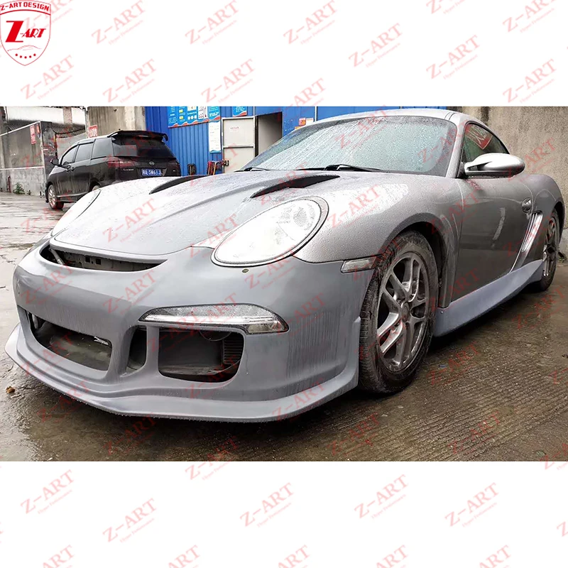 Z-ART 987 GT3フロントバンパー（987ケイマンフェイスリフト用