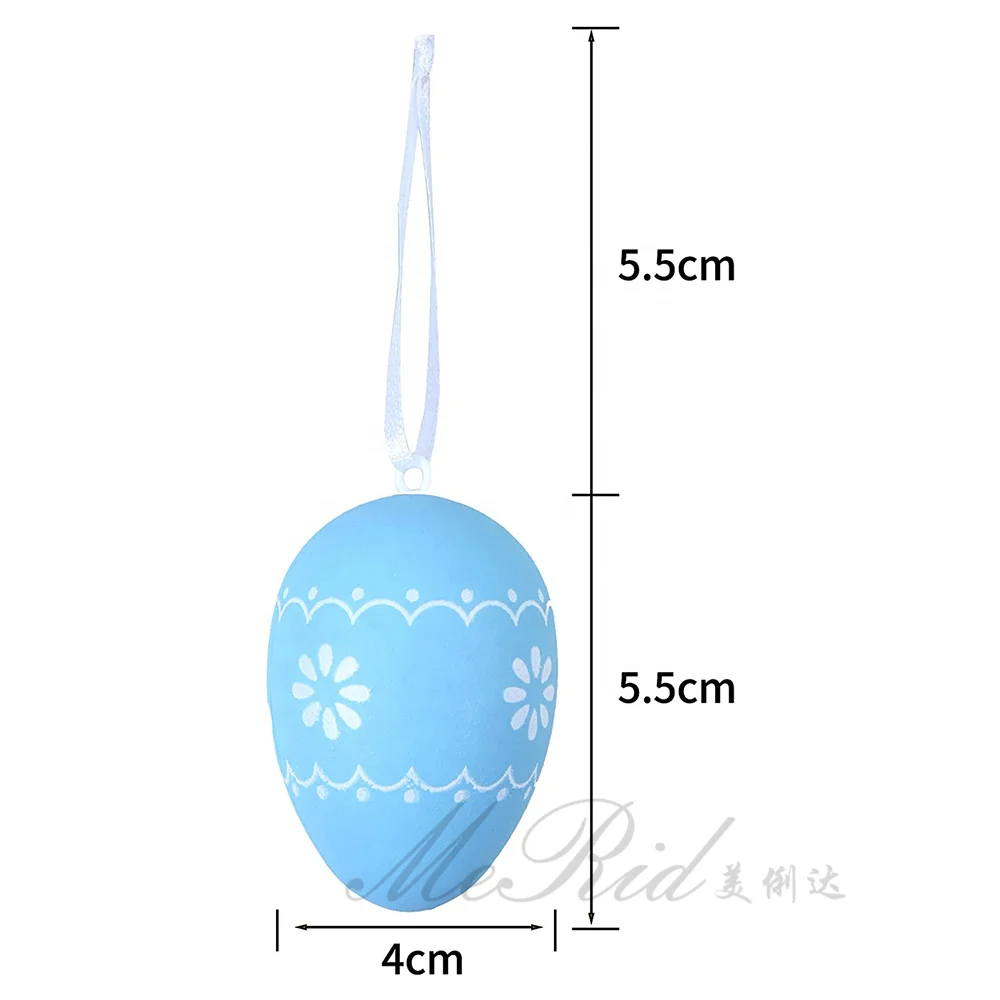 Uova Di Pasqua Da Appendere - 48 Pezzi Colorati, Decorazione Per Interno Ed Esterno - Foto 4