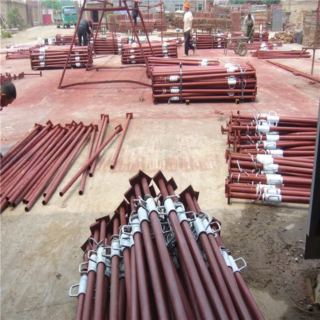 Adjustable Steel Props Galvanized Steel Prop Scaffolding Support Beam Steel Props for Heavy Duty Trailer Jacks