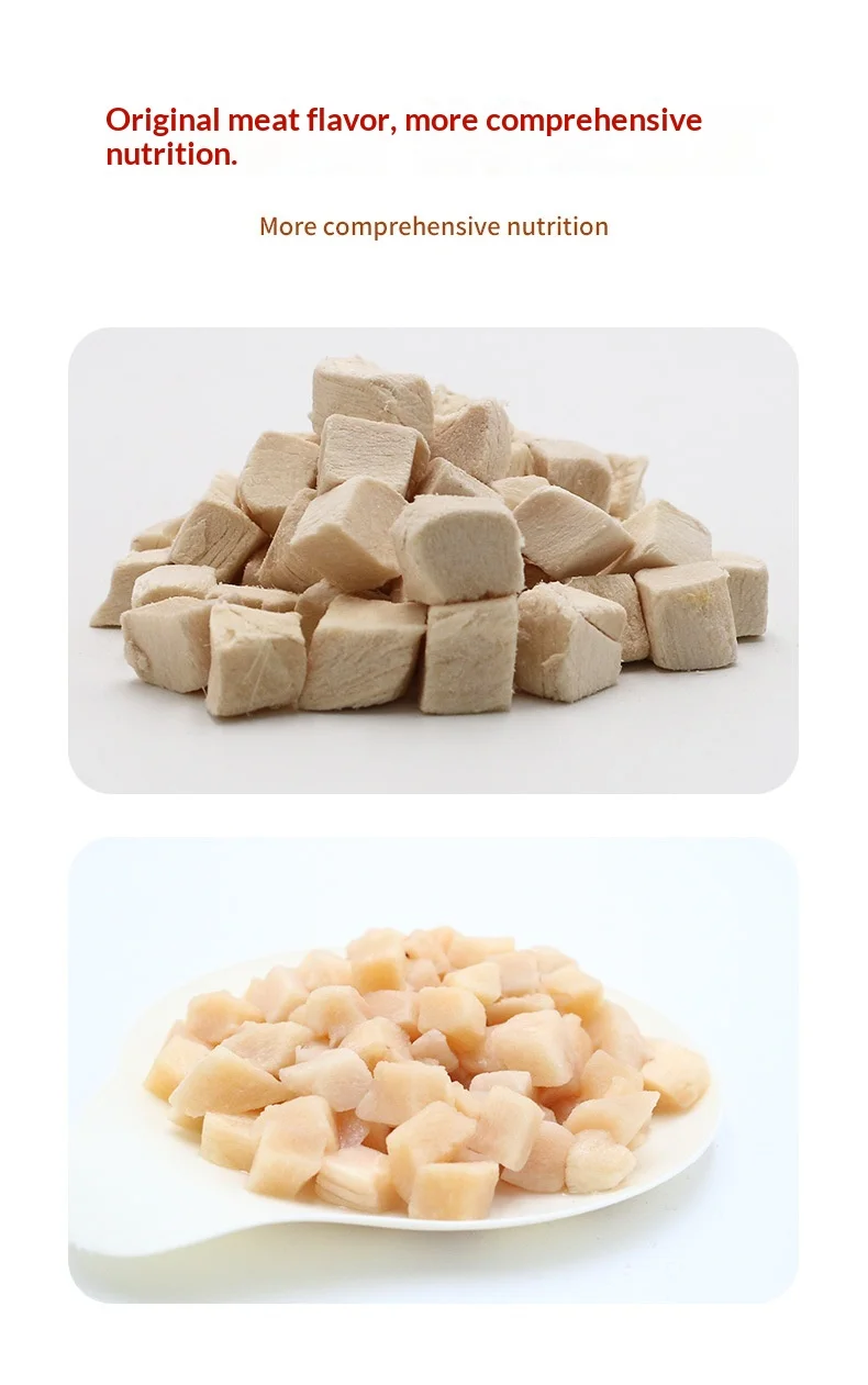 product oem pet freeze dried cat snacks chicken breast duck breast egg yolk salmon liver-2