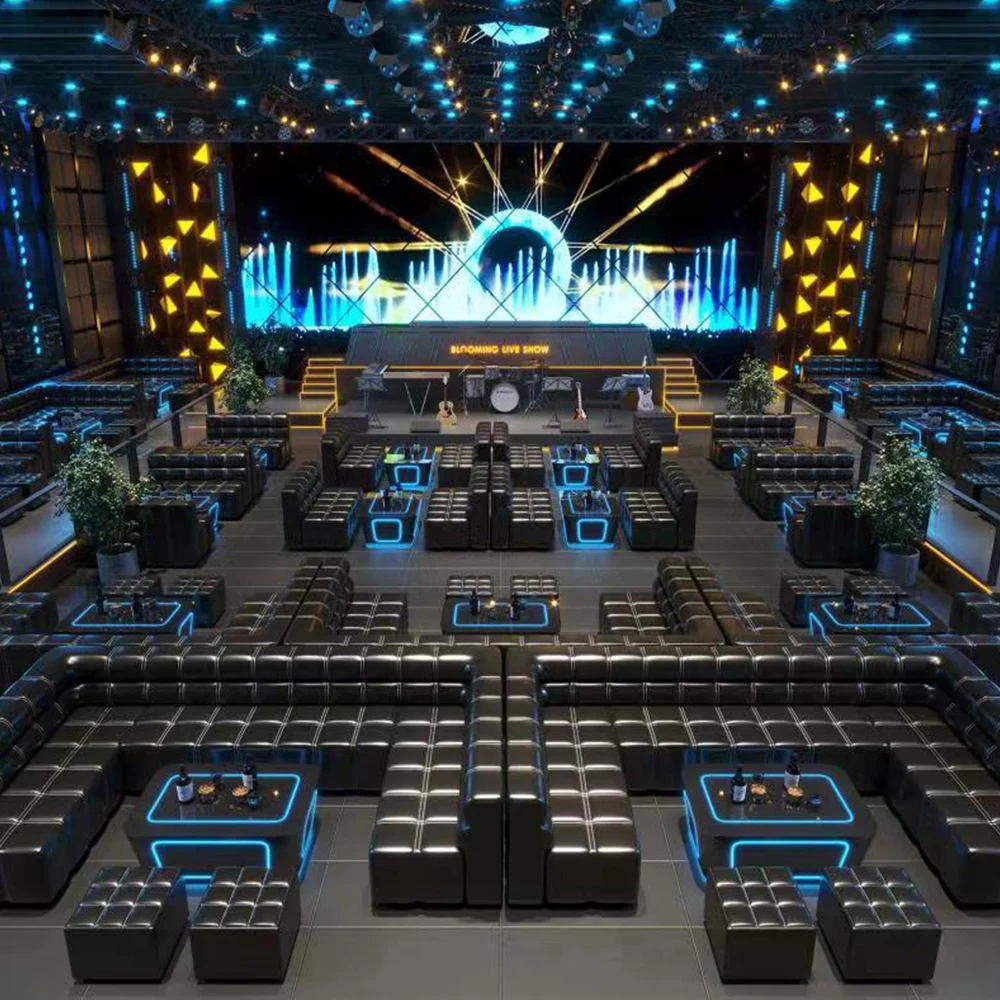 2023 Luxury Customized Table With Led Light Table