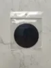 8cm Redondo Negro