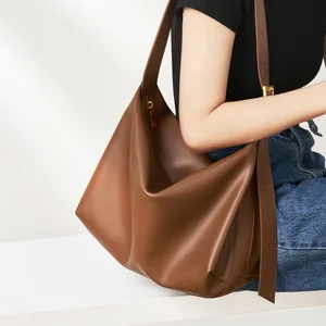 Factory Hot Sale 2026 New High-end Genuine Leather Luxury Women Large Capacity Crossbody Shoulder Tote Bags for Ladies Handbags