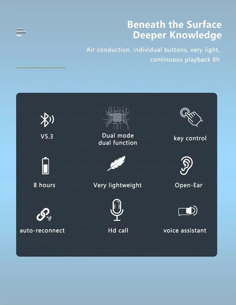 Pro Air Sport Neckband Wireless Headphones Hot Sale VV4 Over-the-Ear Earbuds LED Battery Indicator Touch Control BT 5.3