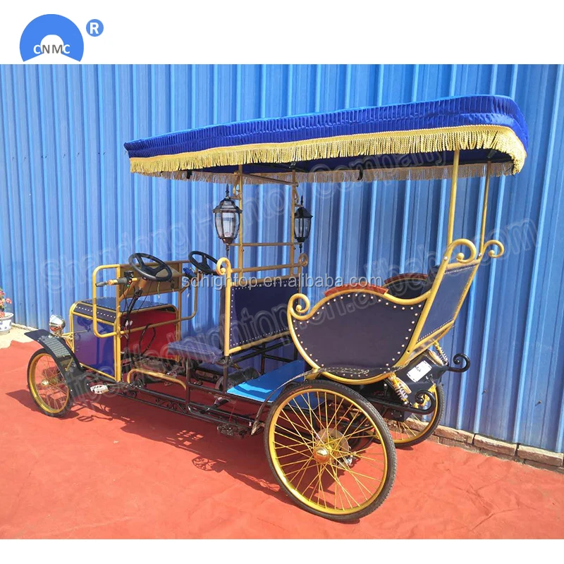 4輪クワドリサイクル自転車人力車 HT18-4S 新品 4人乗り