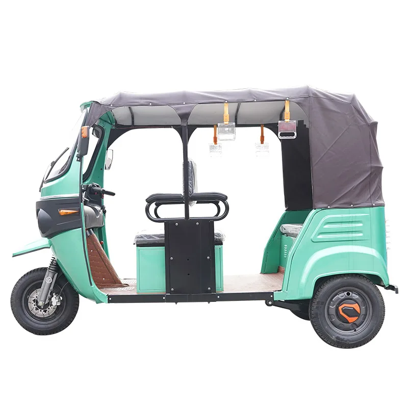Buy 3 Wheel Electric Tricycle Motorcycle 12inch 1800W 45km/h Speed 80km Range Electric Tricycle with Passenger Seat