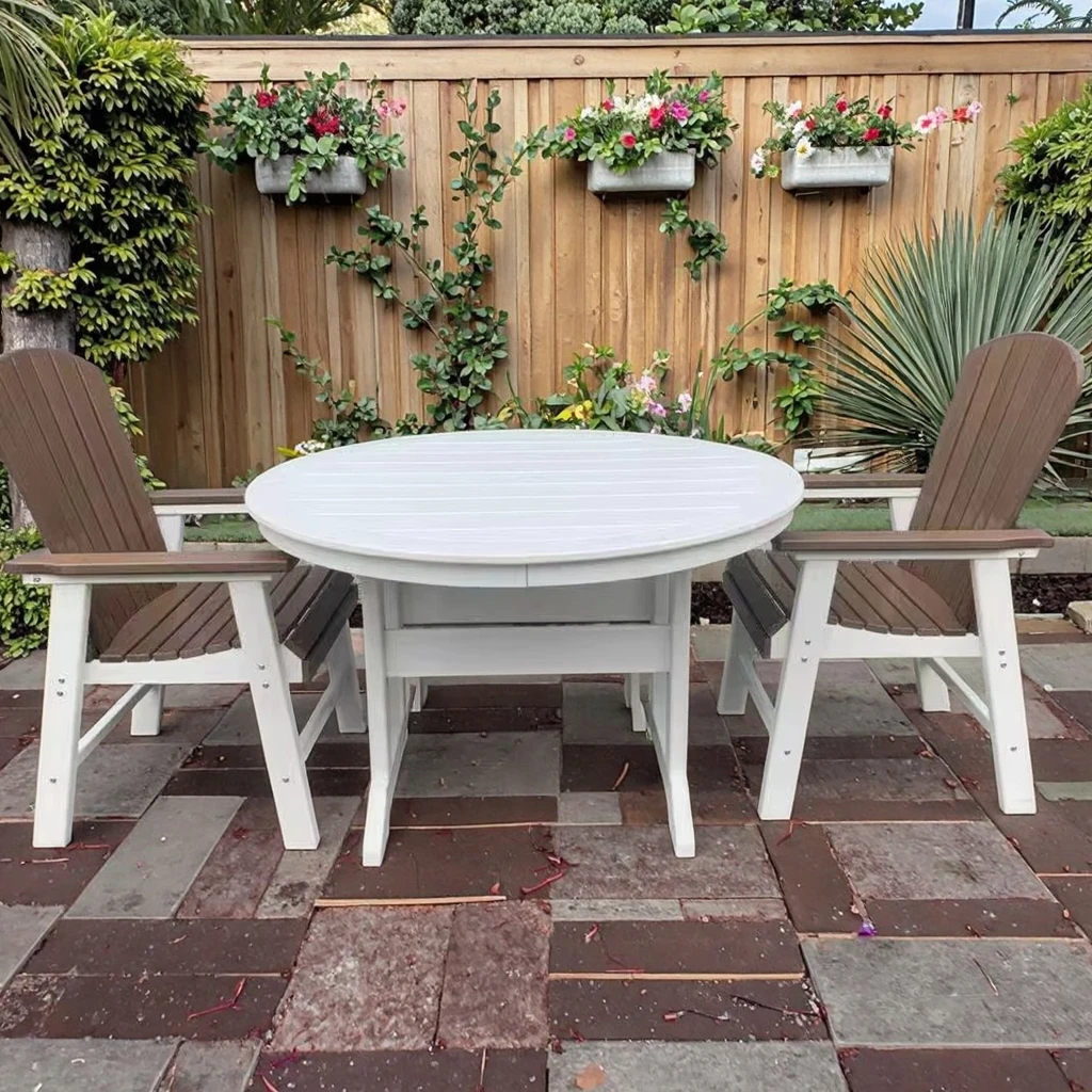 Modern Anti-UV HDPE Dining Table Set for Outdoor Garden Furniture for ...