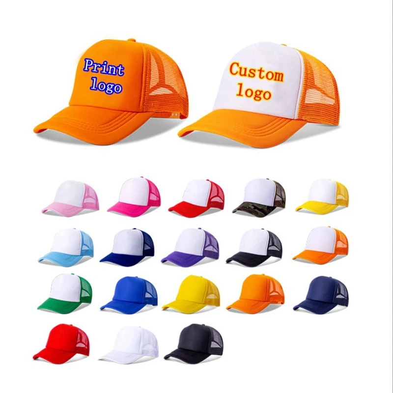 Baseball Cap Mesh Puffy Foamtrucker Hat 