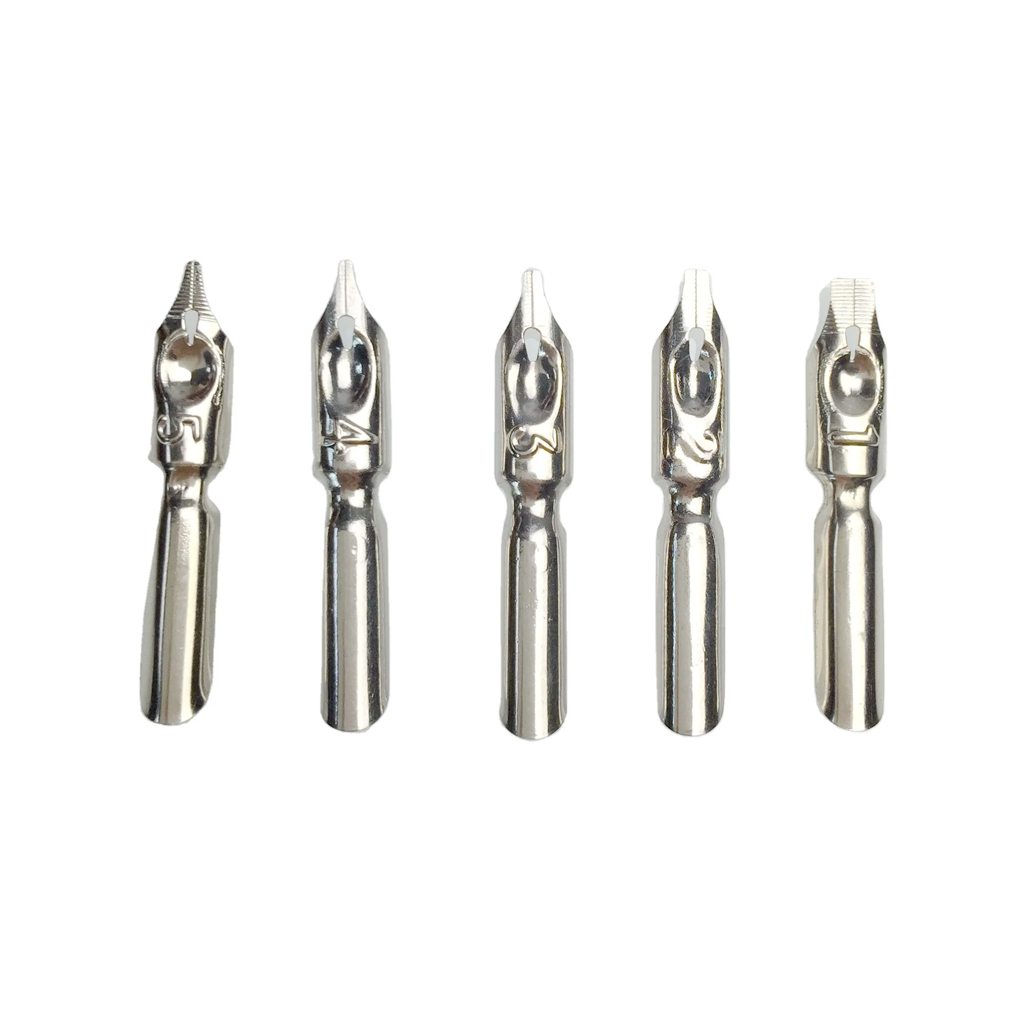 Different Sizes Calligraphy Writing Pen Parts Wholesales Pen Nibs Comic Pen Nib Set