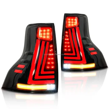 Led Rear Lamp  for Toyota Prado 2013-2023 Car  Brake Tail Light Body Kit Bumper DRL Rear Lamp Assembly Modification Taillights