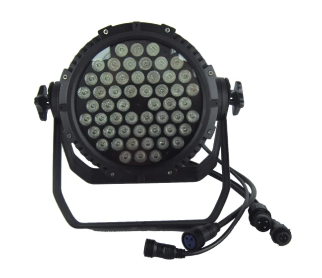Outdoor Ip65 White Stage Lighting Dmx Waterproof 54*3w Rgbw Led Par Can