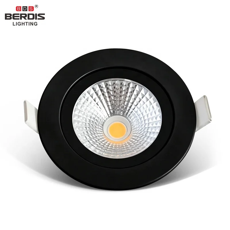 High End DALI Dimmable Led Downlight Black Dim to Warm 2700K Slim Led Ceiling Spot Light