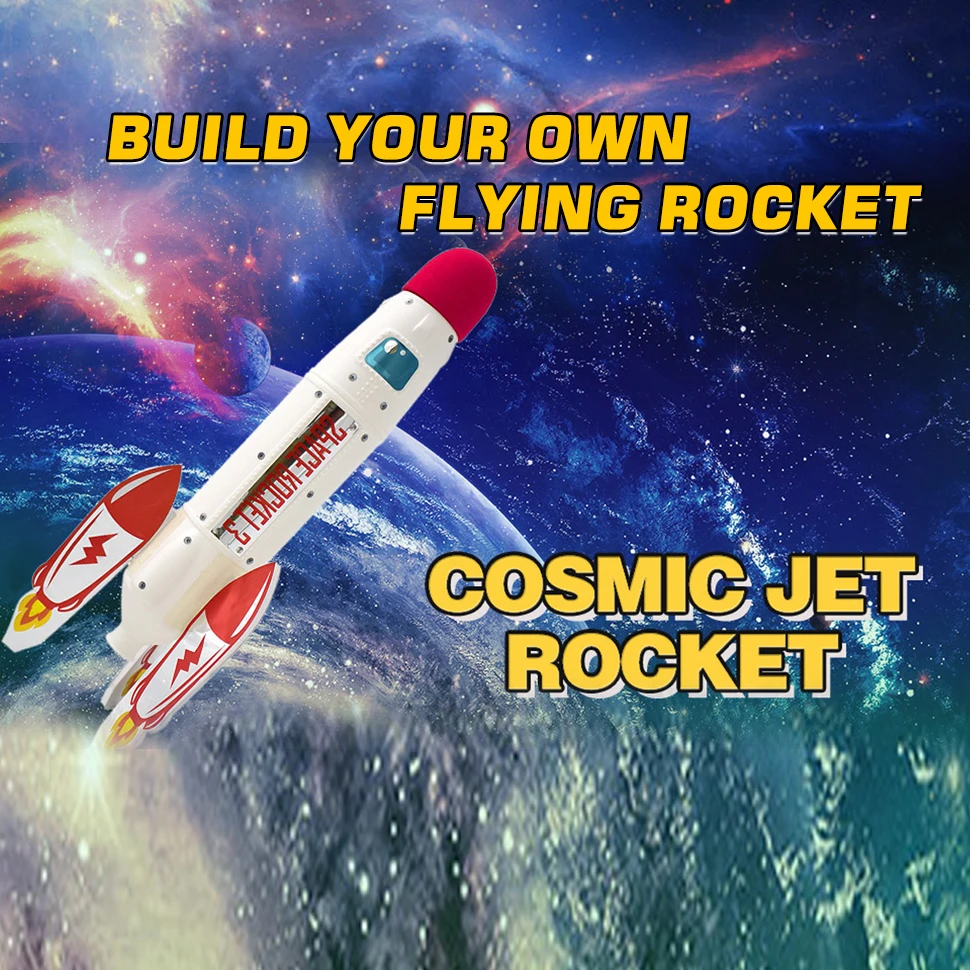 Fun STEM Toy Rocket Launcher Science Water Rocket Launch Kit Toys   for 8+ Kids