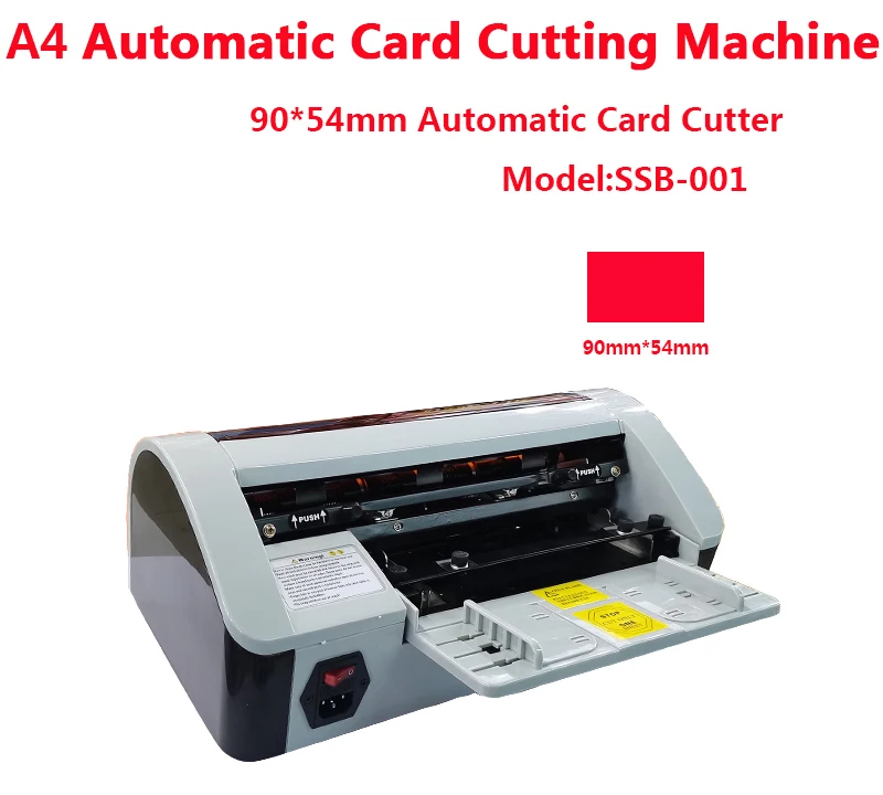 Semi Automatic A4 Name Card Business Card Cutter Electric Die Cutting