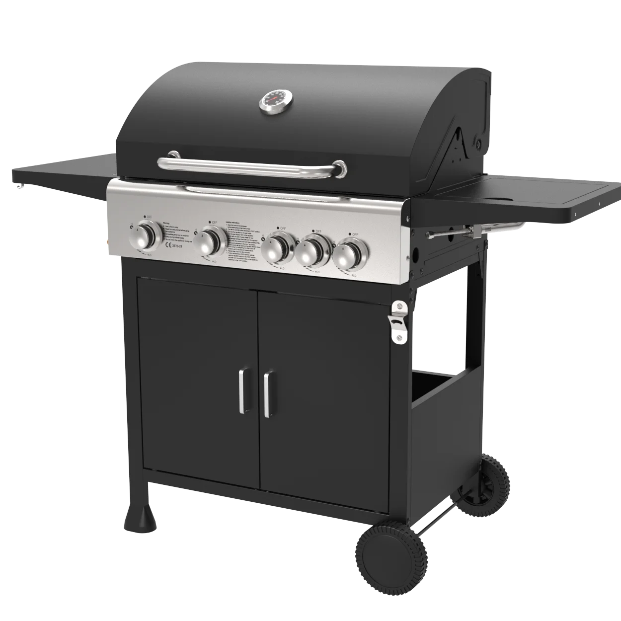 Outdoor Gas Barbeque Grill 5 Burner Gas Grill With Flame Safety Device