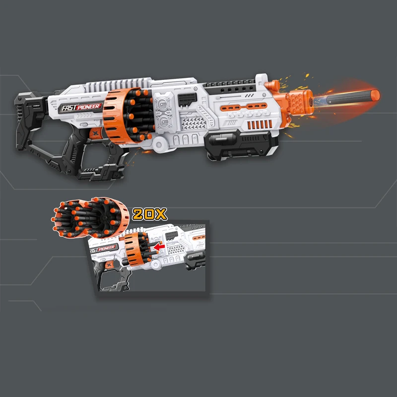 Пластиковый пистолет-пуля