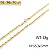 Oro MGBC296 Larghezza: 3 mm Lunghezza: 65 cm