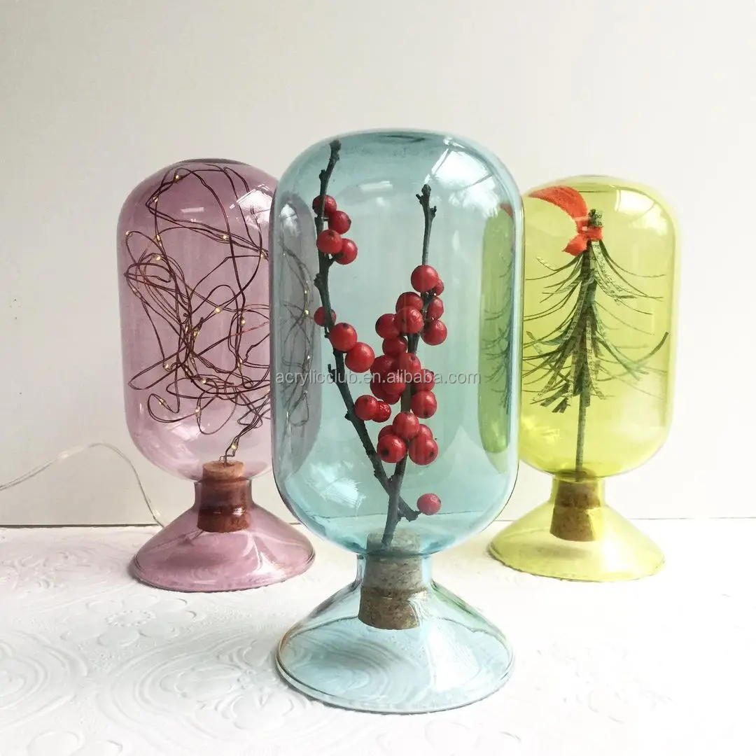 Color Glass Match Cloche Bottle Factory Wholesale Custom Matches In