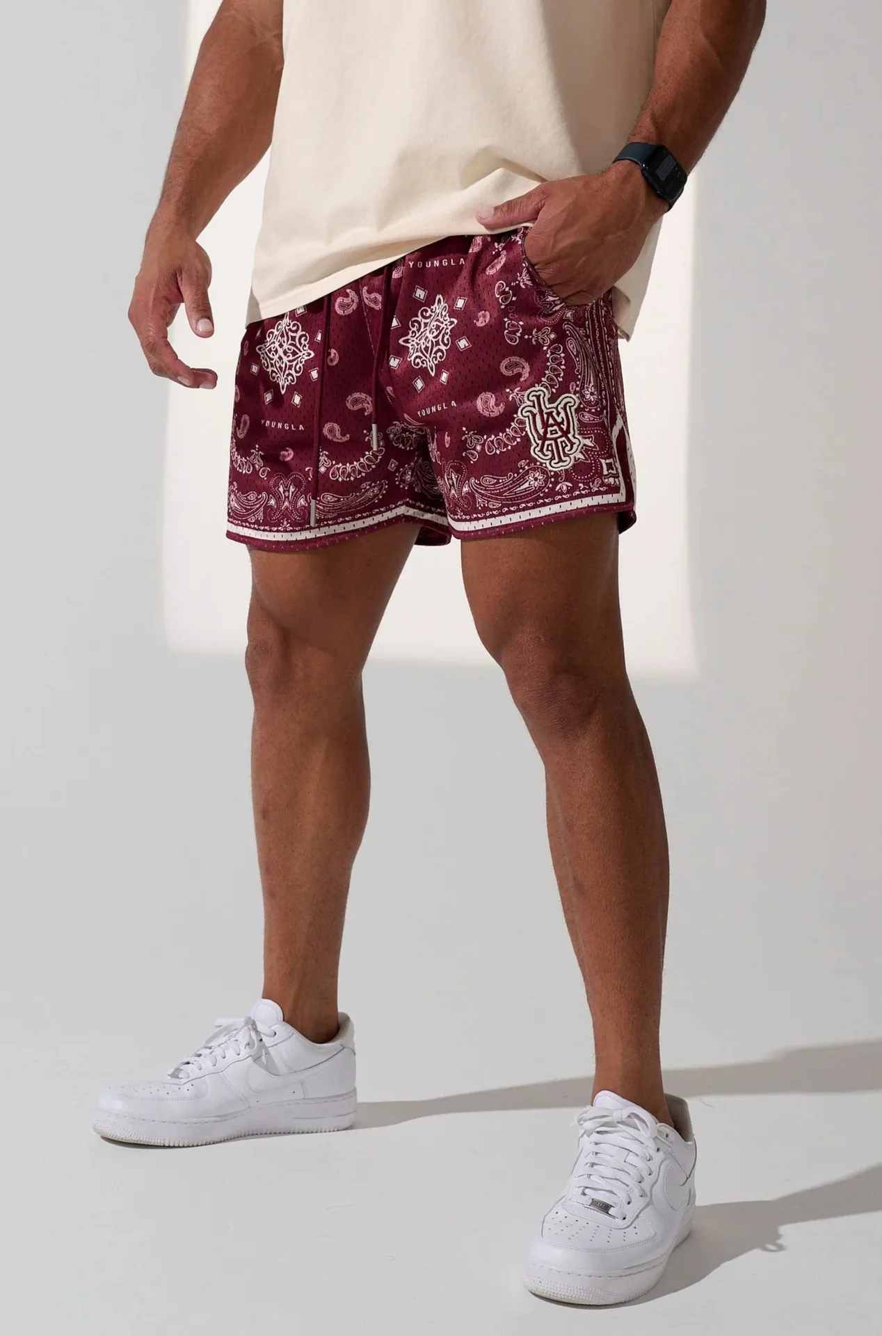 Regele McGreen Star Vara Nou Retro Caju Floare Bărbați Femei Uscare Rapidă Respirabil Running Sport Baschet Mesh244_voghion.com