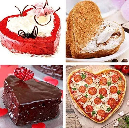 Bakeware Heart Shaped Springform Cake Pan with Removable Bottom Baking Mold For DIY Dessert Love Round Heart Square Shape