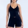 Canotta nera + pantaloncini