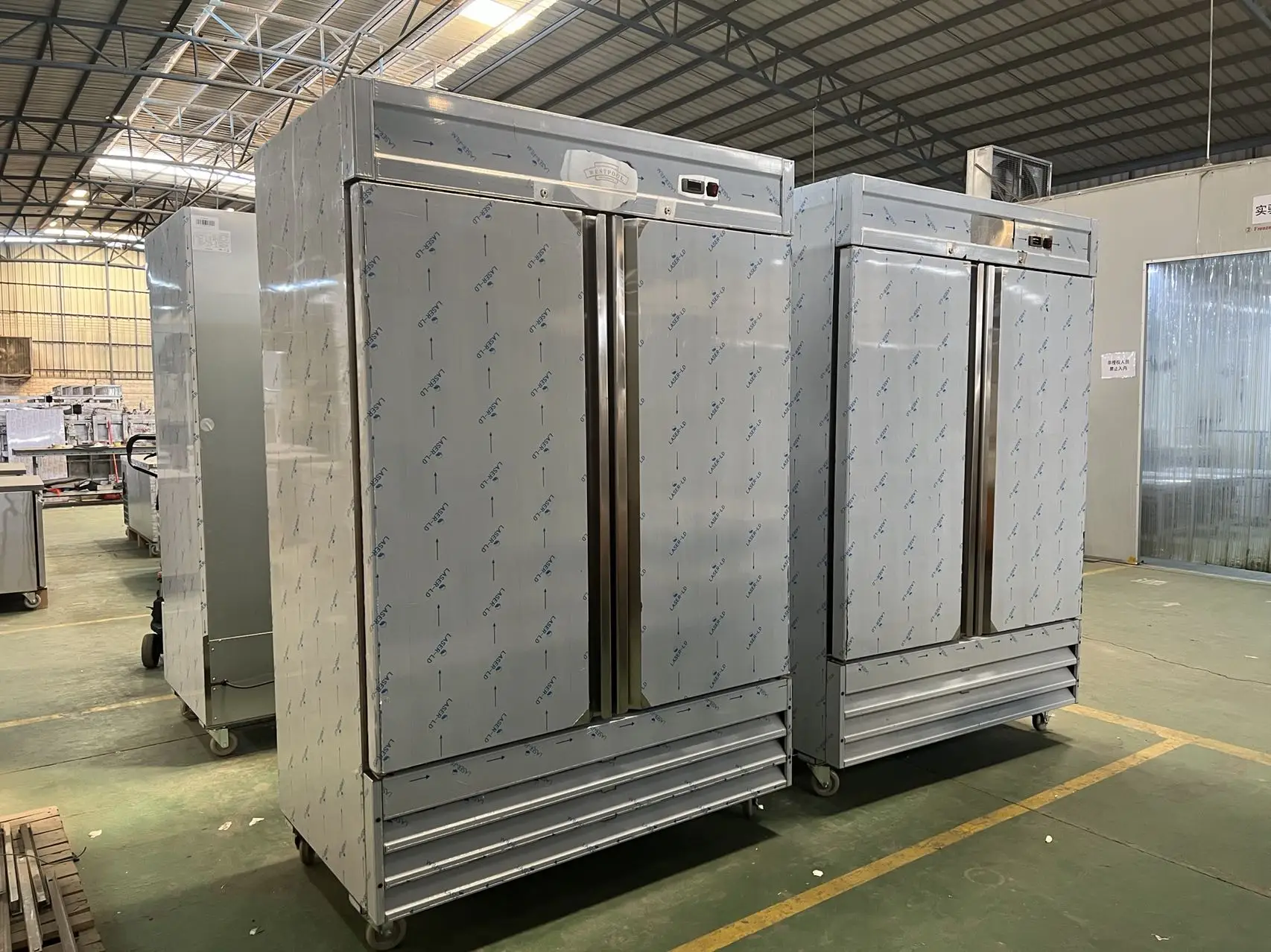 Single Doors Stainless Steel Commercial Refrigerator Freezer / Single ...