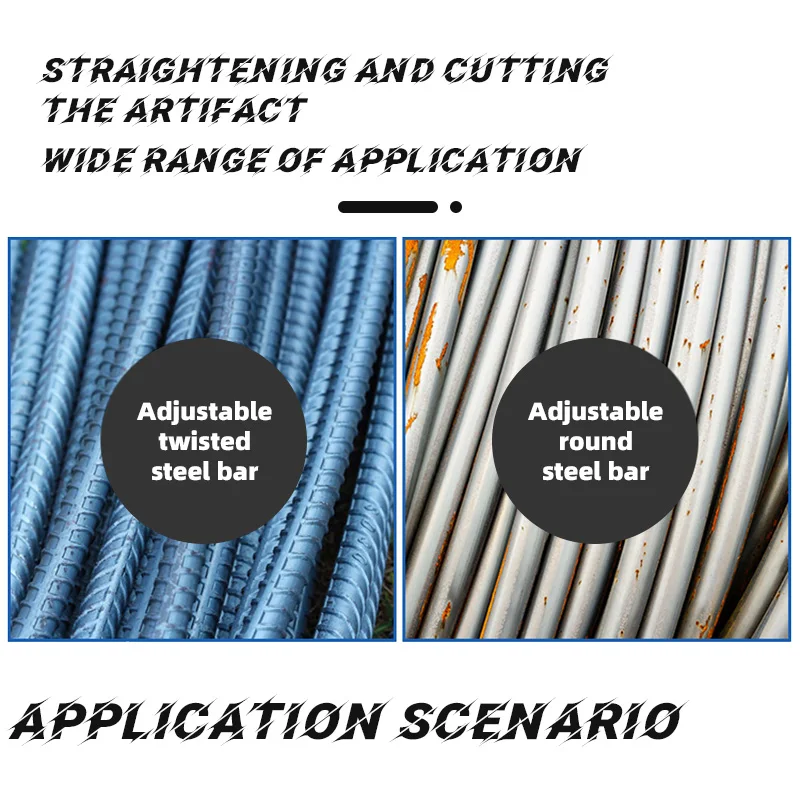 9kw 220v Automatic Steel Bar Straightener And Cutter Steel Wire