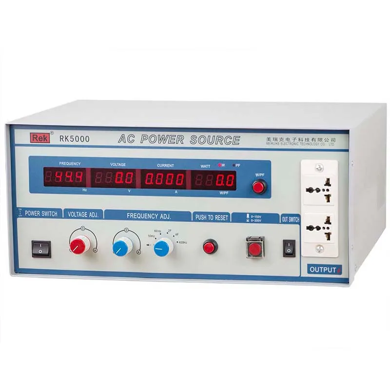 REK RK5000 Digital Ac Frequency Conversion Power Supply Ac Power 500 VA