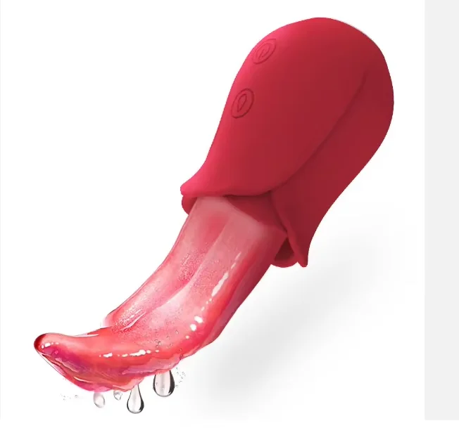 Vibrador Estimulador de Lengua Realista para Mujeres