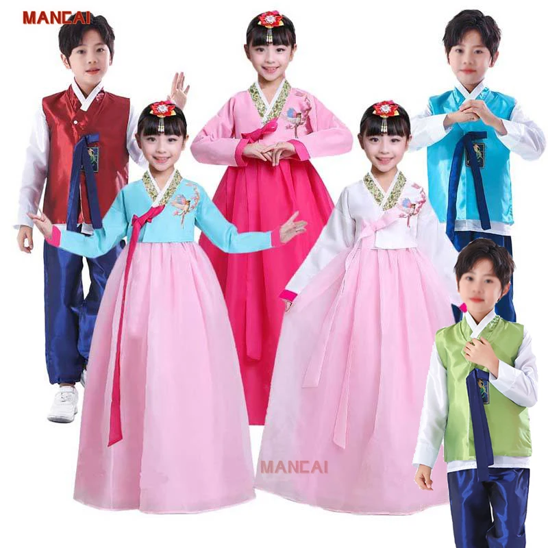 Hanbok Korean Traditional Costume for Kids Perfect for Halloween