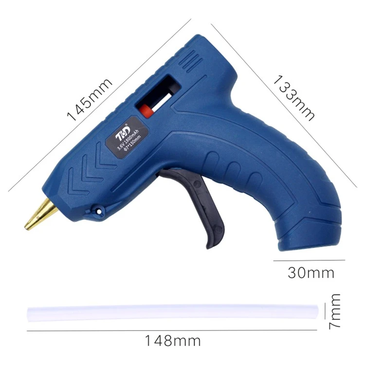 3.6V Cordless DIY Hot Melt Glue Guns 1800mAh Li-ion Glue G un Hand