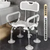 Accoudoir relevable en forme de U gris-blanc avec grande ventouse