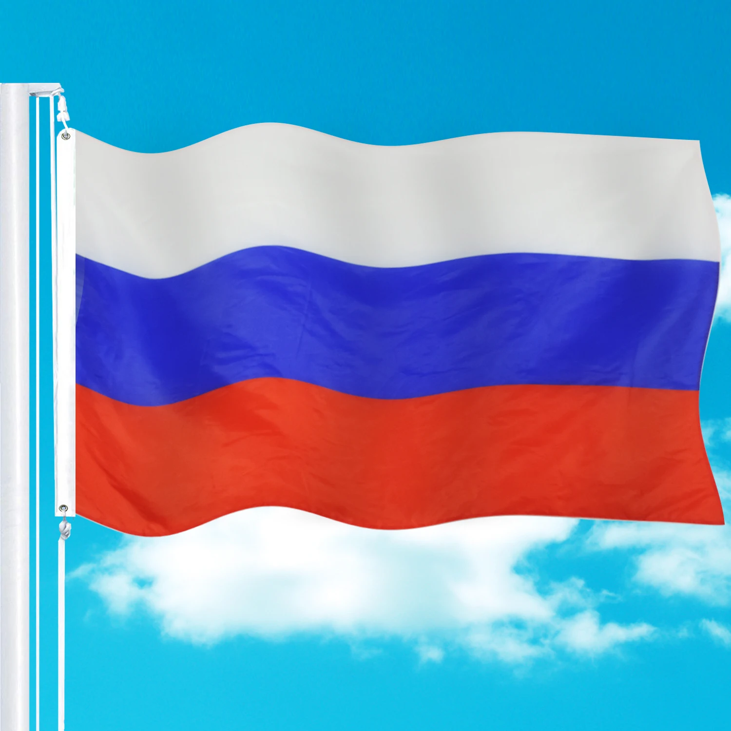 90X150cm Flags of Russia and Other Custom Size Printing Country National Russian  Flag - China Russian Flags and Russian National Flags price